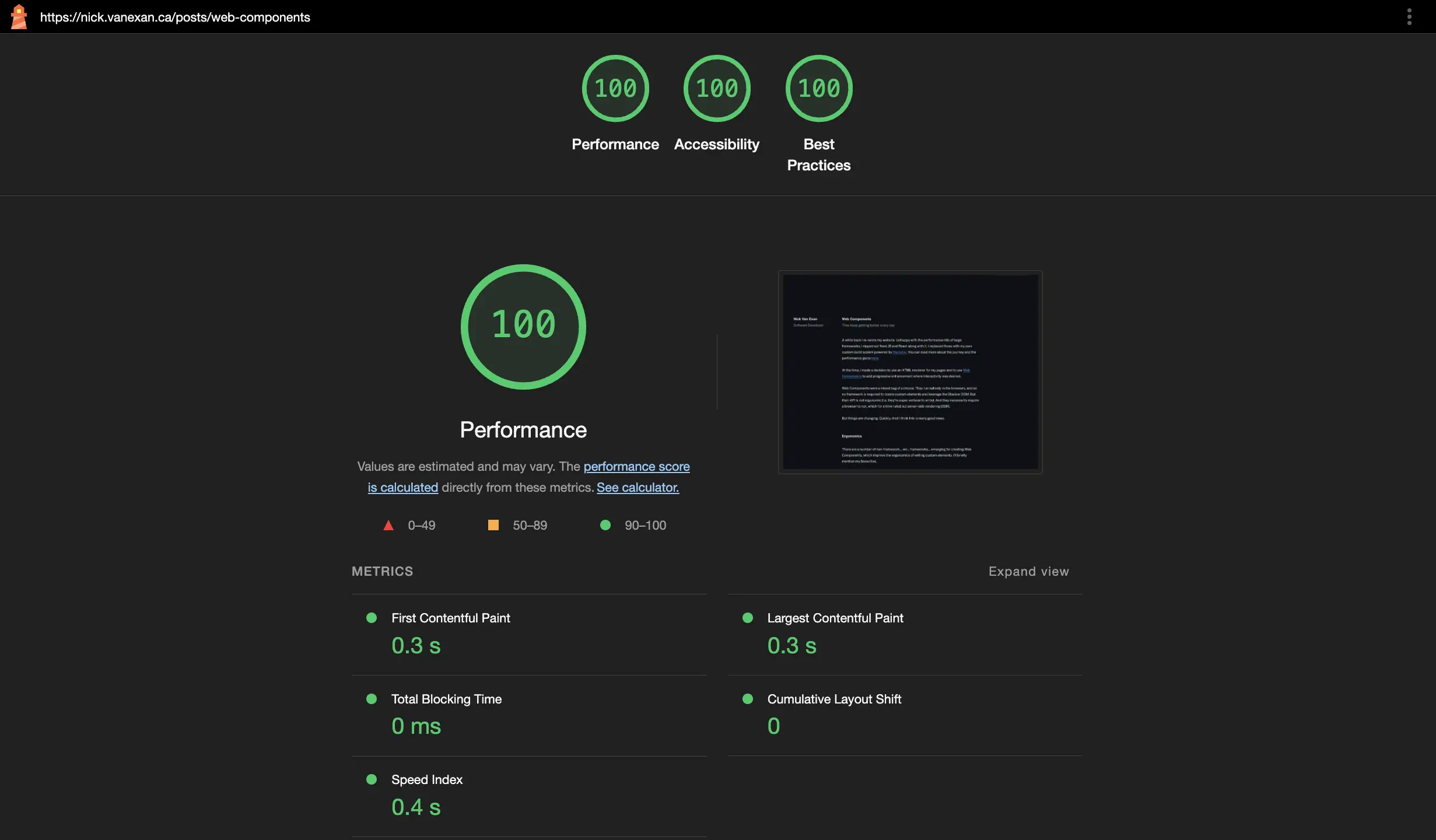 2022 site score - custom Markdoc solution